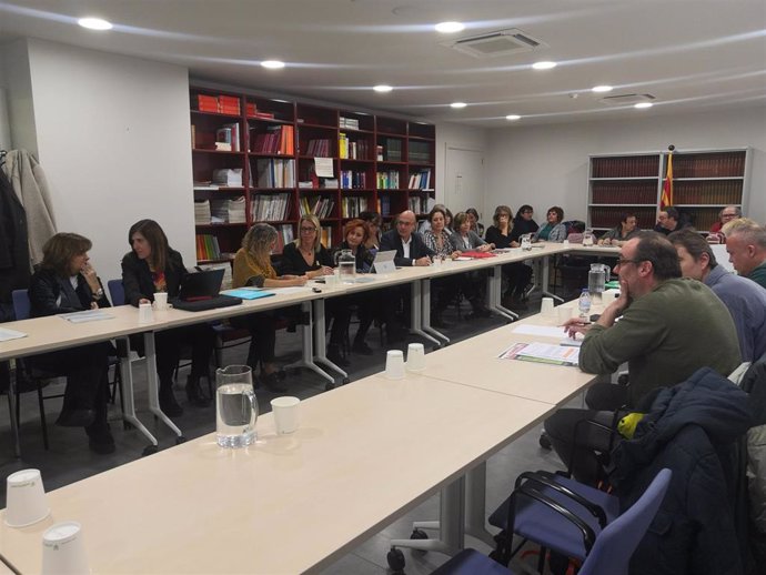Reunión de la Mesa General de la Función Pública de la Generalitat el 27 de enero de 2020.