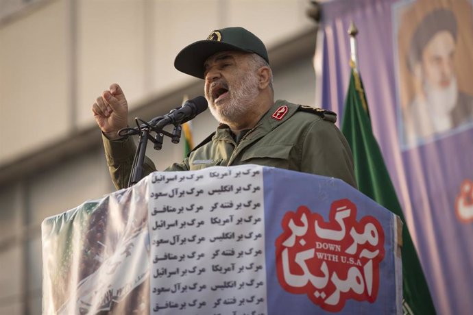 El jefe de la Guardia Revolucionaria de Irán, Hosein Salami
