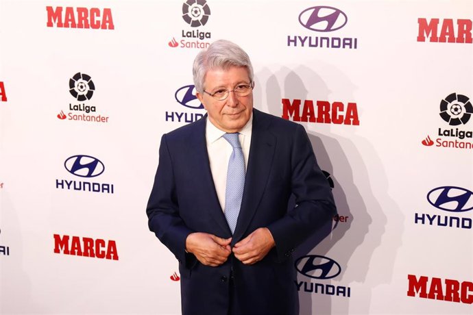 Enrique Cerezo, presidente del Atlético de Madrid