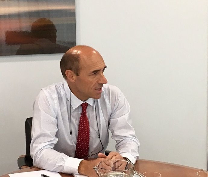 El presidente de Confebask, Eduardo Zubiaurre, entrevista en Onda Vasca