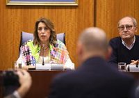 Susana Díaz: Moreno "vive en una arcadia feliz lejos del sufrimiento de los andaluces"