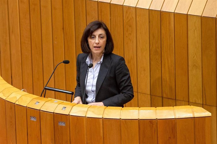 La conselleira Ángeles Vázquez comparece en el Parlamento