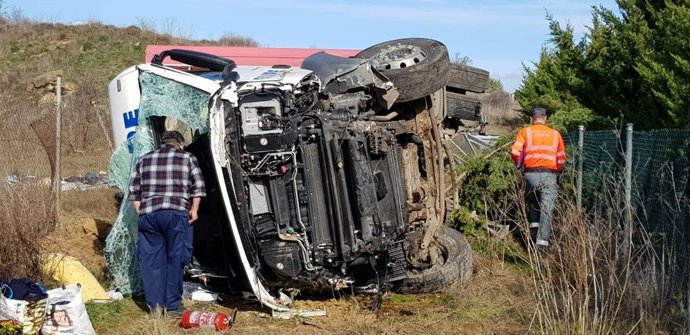 Imagen del accidente.