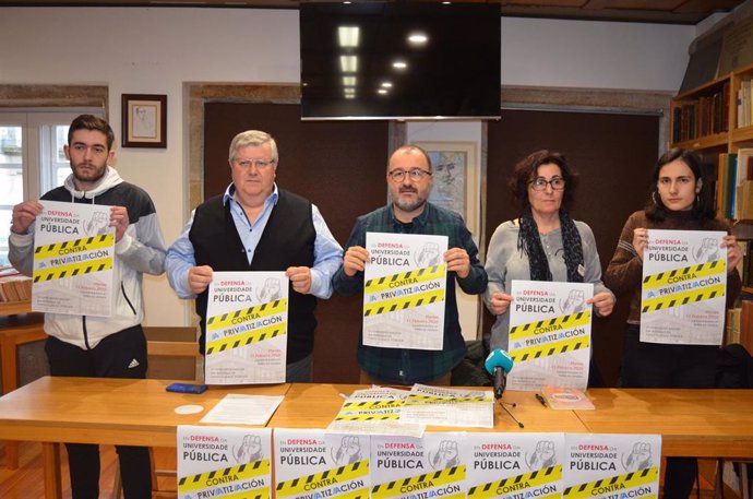 Presentación de la Plataforma Galega en Defensa da Universidade Pública