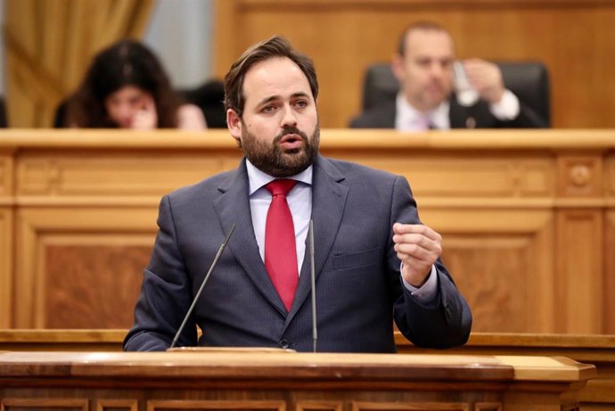 Pp Clm (Cortes De Voz Y Fotografías) Paco Núñez, En El Pleno De Las Cortes Regionales