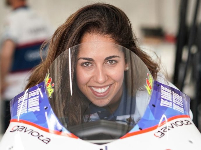 María Herrero, motorista de Openbank