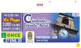 Cupón de la ONCE del 27 de enero de 2020