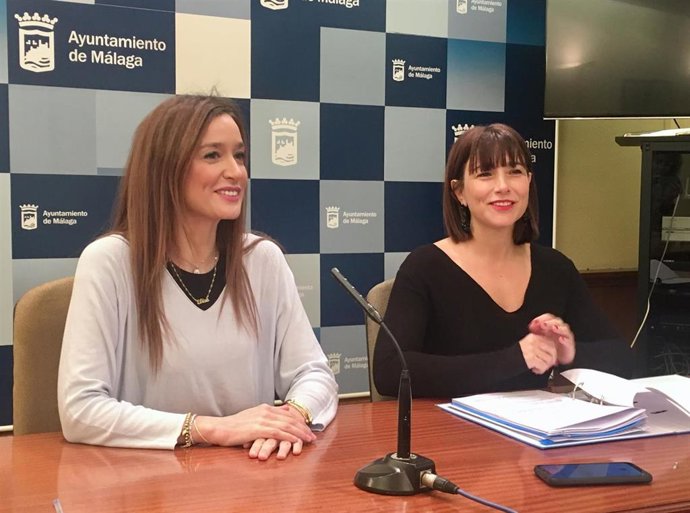 Elisa Pérez de Siles y Ruth Sarabia, concejalas del PP en el Ayuntamiento de Málaga