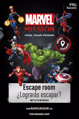 COMUNICADO: Ponte a prueba en el Escape Room de Marvel en intu Xanadú