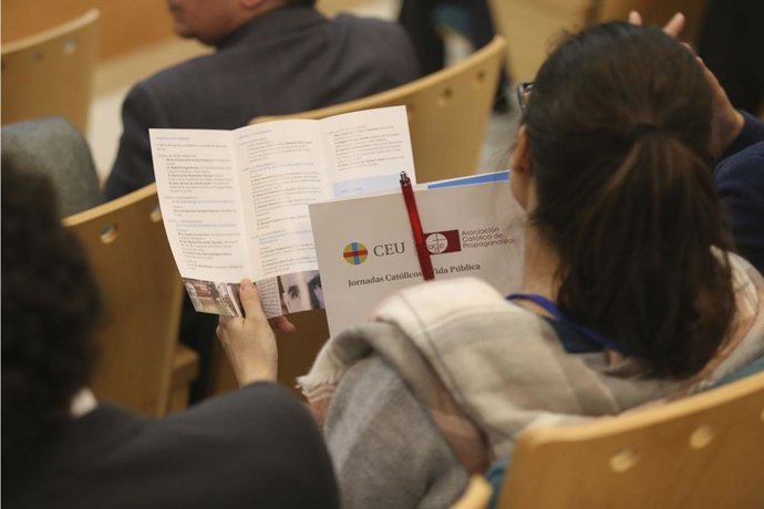 Estudiante en las Jornadas Católicos y Vida Pública