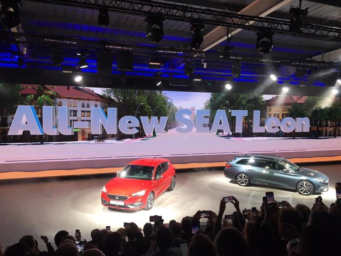 El nuevo Seat León, presentado en la fábrica de Seat en Martorell (Barcelona) el 28 de enero de 2020