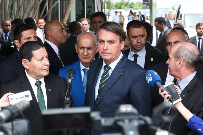 El presidente brasileño, Jair Bolsonaro. 