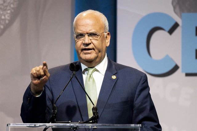 El secretario general de la Organización para la Liberación de Palestina (OLP), Saeb Erekat