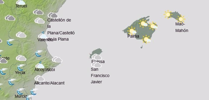 El tiempo en Baleares hoy, 29 de enero de 2020.