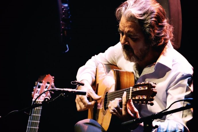 El guitarrista Rafael Riqueni, este jueves en el Bretón de Logroño