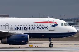 FILED - 11 February 2019, Hessen, Frankfurt_Main: The logo and lettering of the airline British Airways are be seen on a passenger plane at Frankfurt Airport. Photo: Silas Stein/dpa