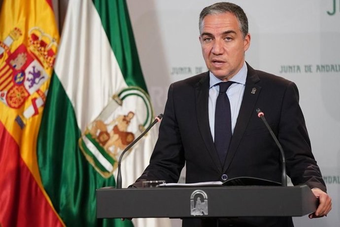 El portavoz del Gobierno andaluz y consejero de Presidencia, Administración Pública e Interior, Elías Bendodo