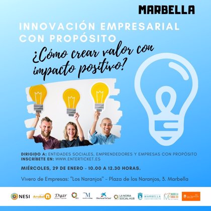 Una Jornada Pondra En Valor Casos De Exito De Innovacion Social De Marbella Como Ejemplo A Emprendedores