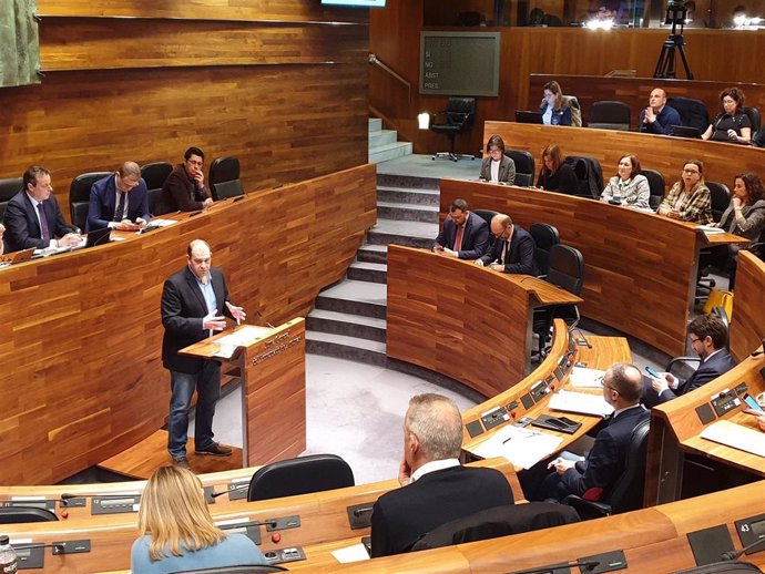 El diputado del PSOE en la Junta General Luis Ramón Fernández Huerga