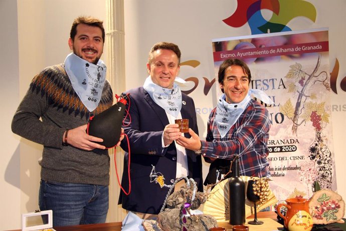 Imagen de la presentación de la 'Fiesta del Vino' de Alhama de Granada