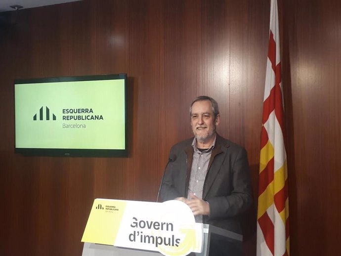 El concejal de ERC en el Ayuntamiento de Barcelona Jordi Coronas