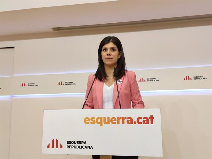 La secretria general adjunta i portaveu d'ERC Marta Vilalta.