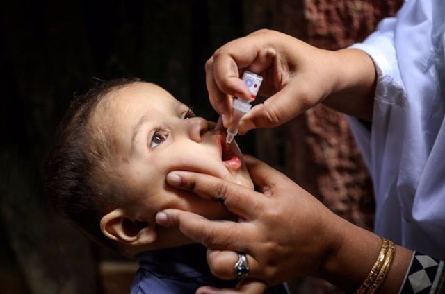 Vacunación contra la polio en Pakistán
