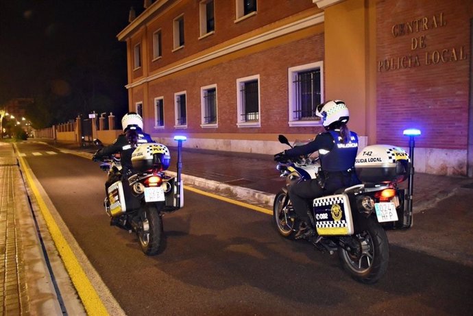 Operatiu nocturn de la Policia Local de Valncia