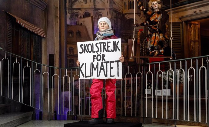 Clima.- Greta Thunberg registra su nombre y el de su movimiento como marcas come