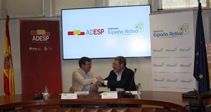 La ADESP y España Activa firman un acuerdo de colaboración para luchar contra el sedentarismo