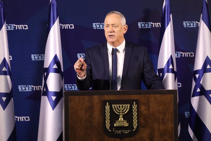 El principal líder opositor de Israel, Benjamin Gantz