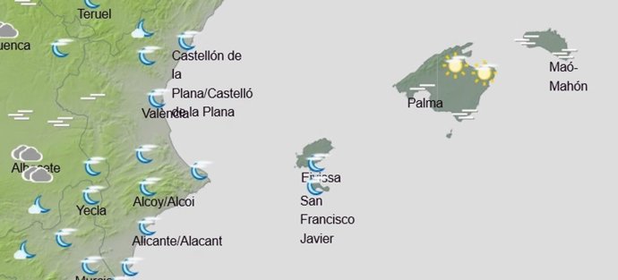 El tiempo en Baleares hoy, 30 de enero de 2020