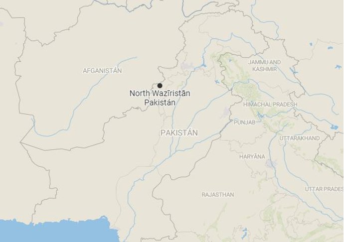 Mapa de Waziristán del Norte, en el noroeste de Pakistán, donde ha tenido lugar el ataque