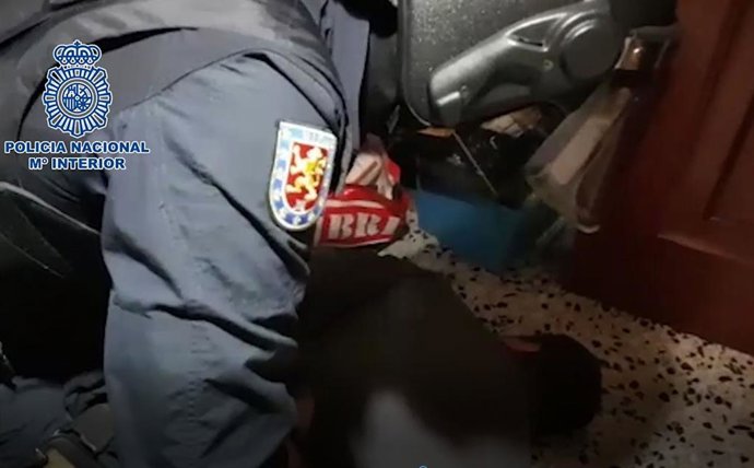 Imagen de una de las detenciones.