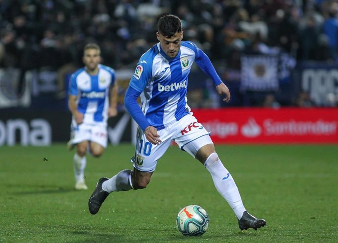José Arnaiz durante un partido con el Leganés