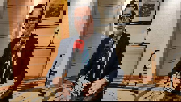 Entrevista al presidente de la CEOE, Antonio Garamendi