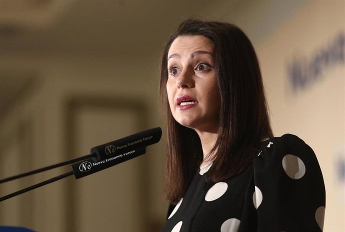 La portavoz de Ciudadanos en el Congreso, Inés Arrimadas.