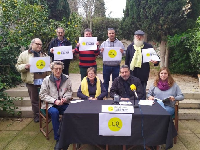 Presentación de la Plataforma per la Llibertat