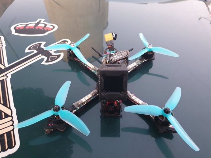 Imagen de uno de los drones intervenidos por la Guardia Civil