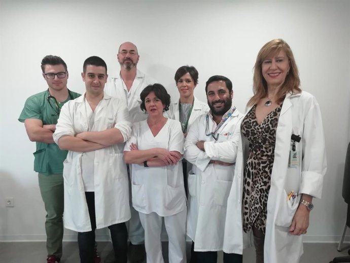Equipo de unidad de lesión medular del Hospital Virgen de las Nieves