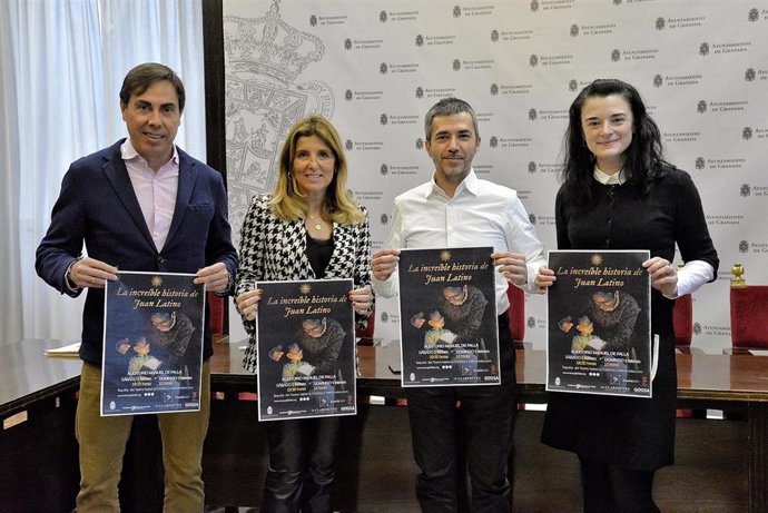 Imagen de la presentación de la zarzuela 'La increíble historia de Juan Latino' en el Ayuntamiento de Granada