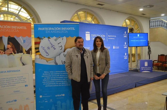 Presentación de la muestra de Unicef en la Diputación de Almería