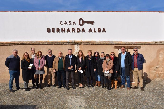 Imagen de la visita a La Casa de Bernarda Alba, en Valderrubio