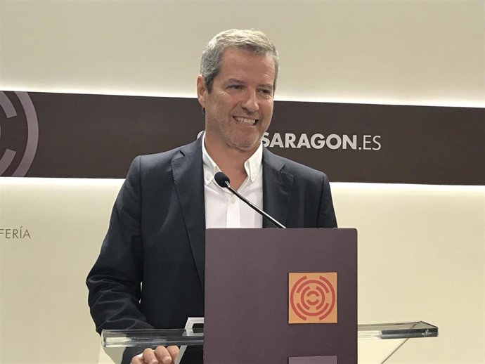 El portavoz del grupo parlamentario de Cs de las Cortes de Aragón, Daniel Pérez Calvo