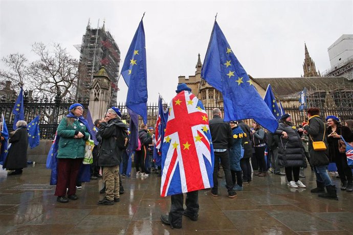 Protesta anti-Brexit. Foto de Jonathan Brady/PA Wire/dpa