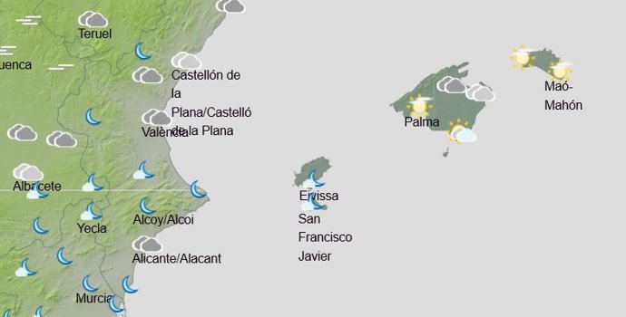El tiempo en Baleares hoy, 31 de enero de 2020