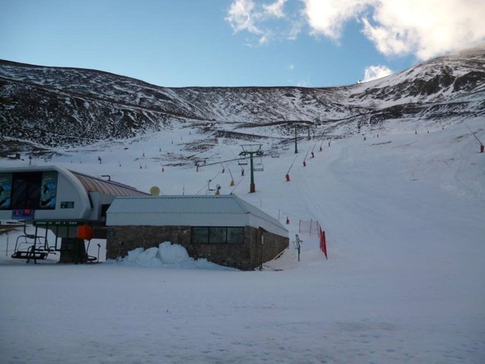 Valdezcaray con poca nieve