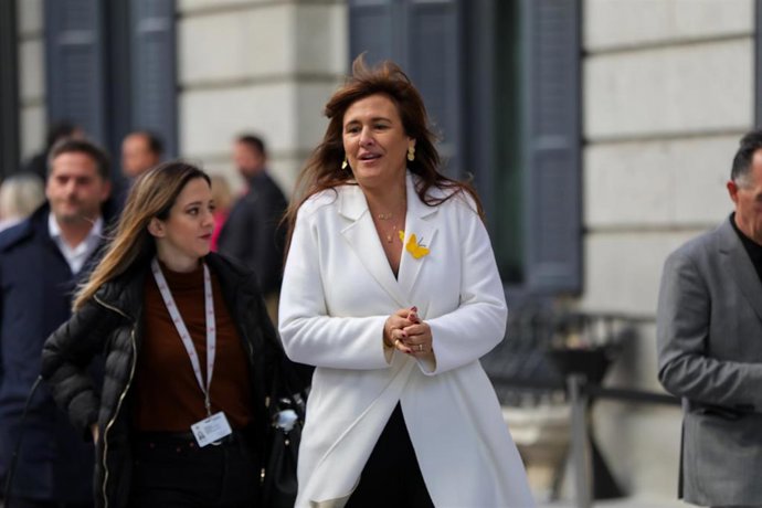 La portavoz de JxCat en el Congreso de los Diputados, Laura Borrs.