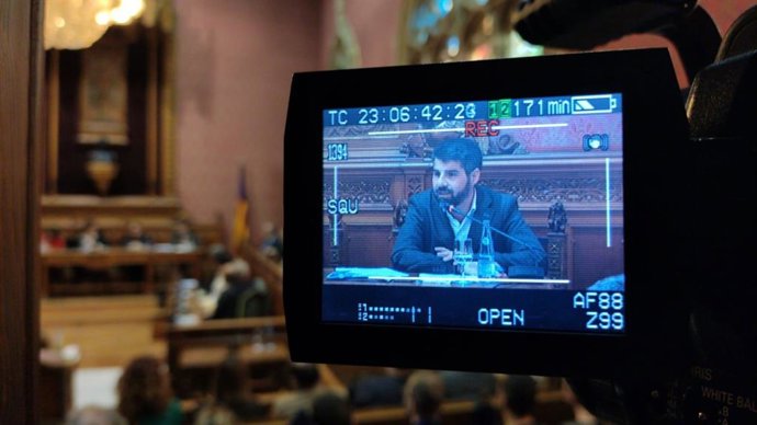 Comparecencia del presidente del IMAS, Javier de Juan, en el Consell de Mallorca.