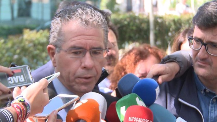 El exsecretario general del PP de Madrid, Francisco Granados, acude a la Audiencia Nacional a declarar sobre la trama Púnica